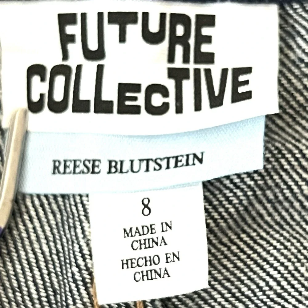 Future‎ Collective by Blutstein Women's Blue Jean Size 8 Flare Leg High Rise NEW